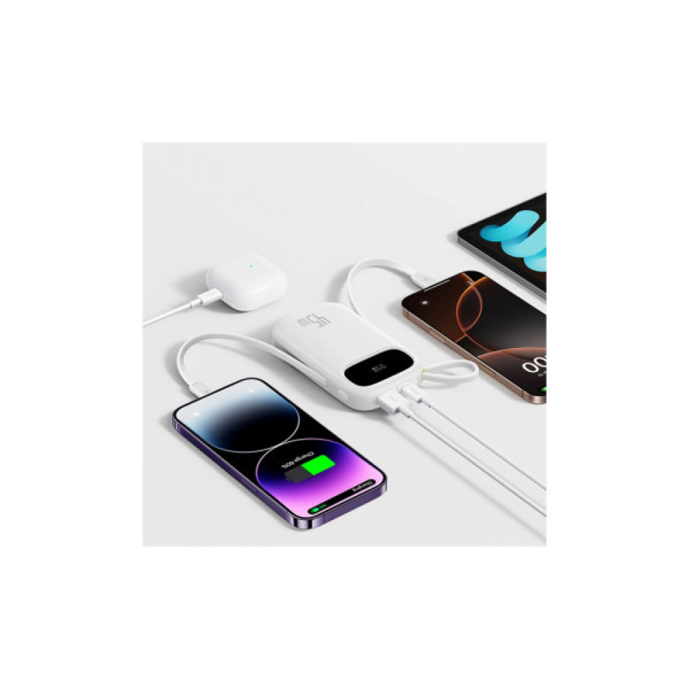 Батарея універсальна Baseus EnerFill FC31 Qpow 3 20000mAh 45W PD/3.0 QC/4.0 White (E0028D01)