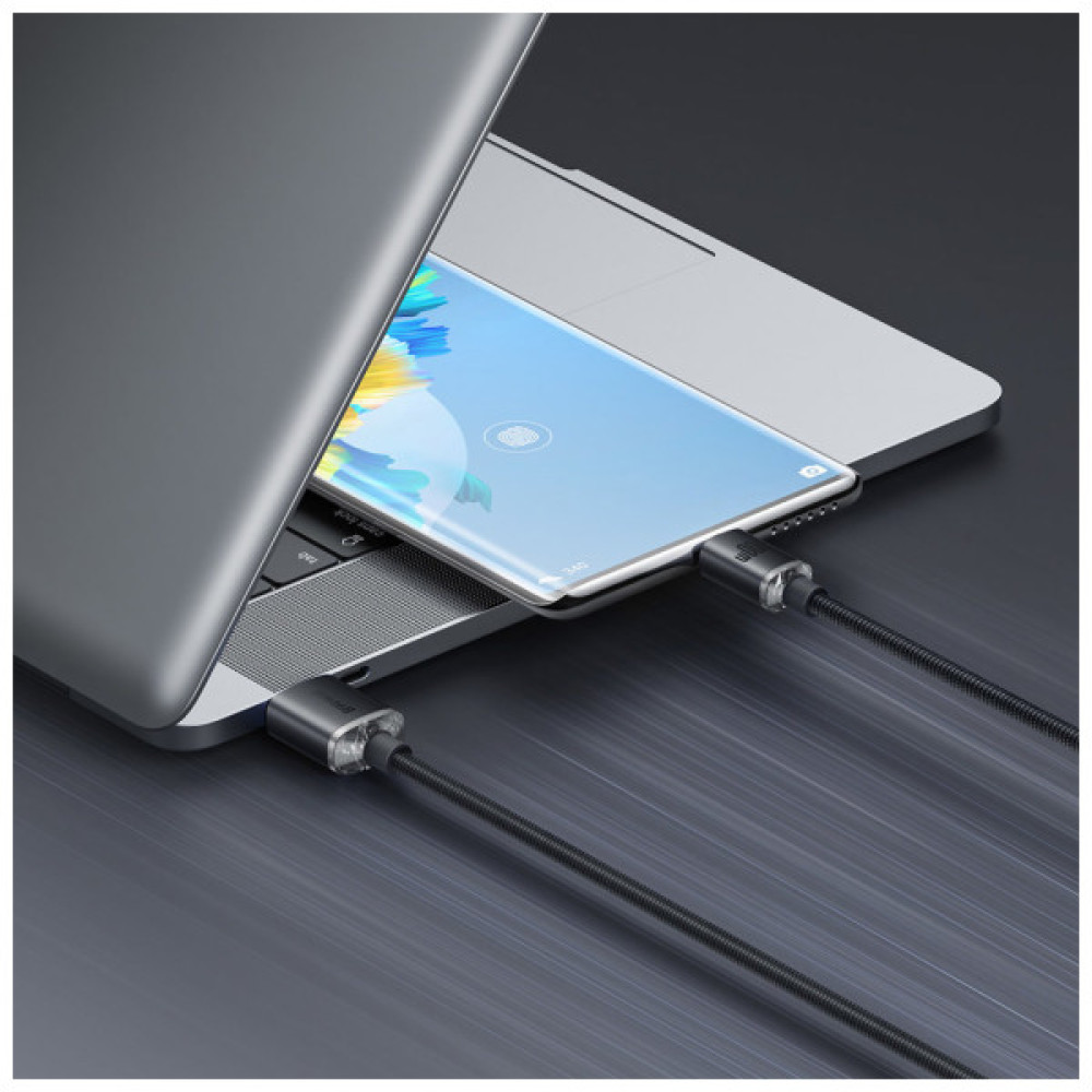 Дата кабель USB 2.0 AM to USB-C 1.2m 100W black Baseus (CAJY000401)