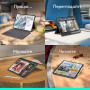 Чохол до планшета Logitech Combo Touch for iPad Pro 13-inch (M4) GRAPHITE - US (L920-012833) Чохол до планшета Logitech Combo Touch for iPad Pro 13-inch (M4) GRAPHITE - US (L920-012833)