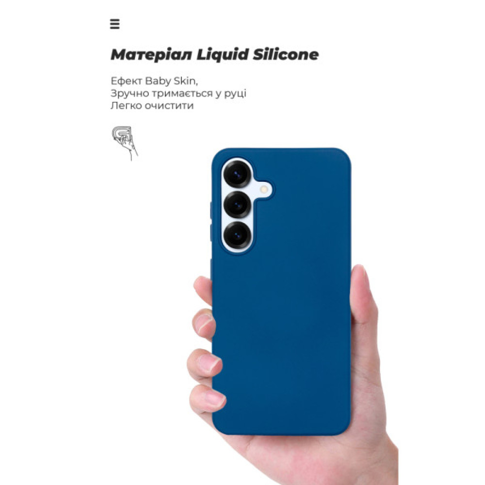 Чохол до мобільного телефона Armorstandart ICON Samsung S25 Blue (ARM88144) Чохол до мобільного телефона Armorstandart ICON Samsung S25 Blue (ARM88144)
