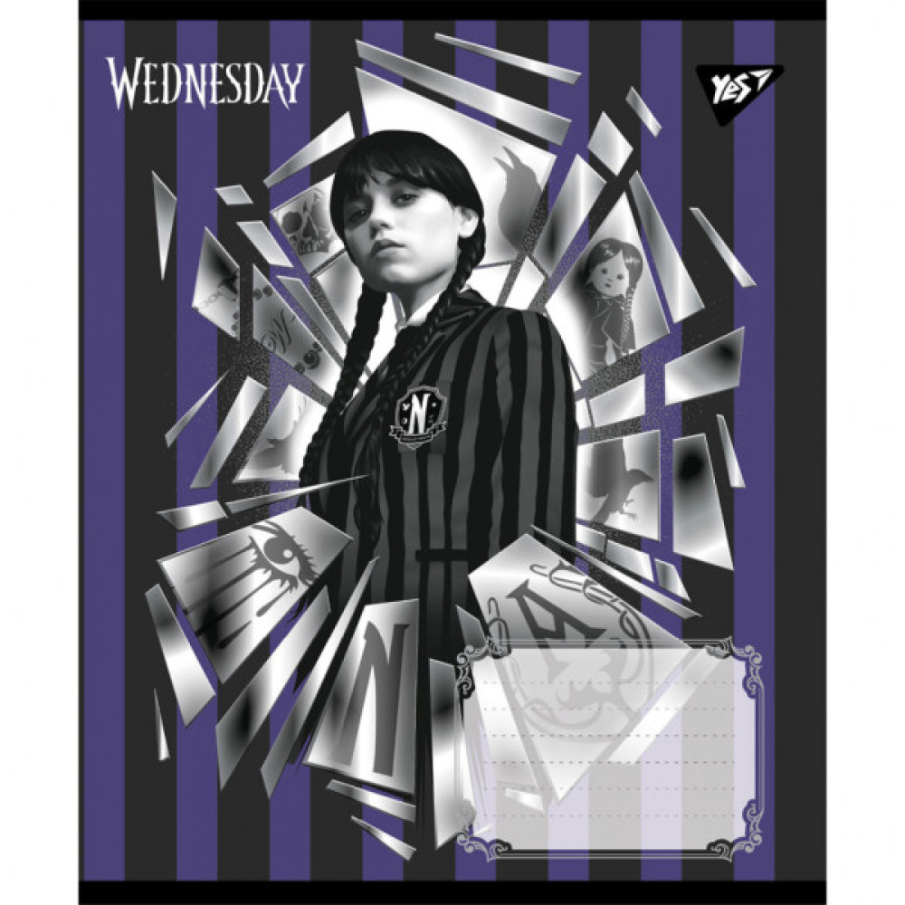 Зошит Yes Wednesday Таємничі уроки А5 24 аркуша лінія (768274)