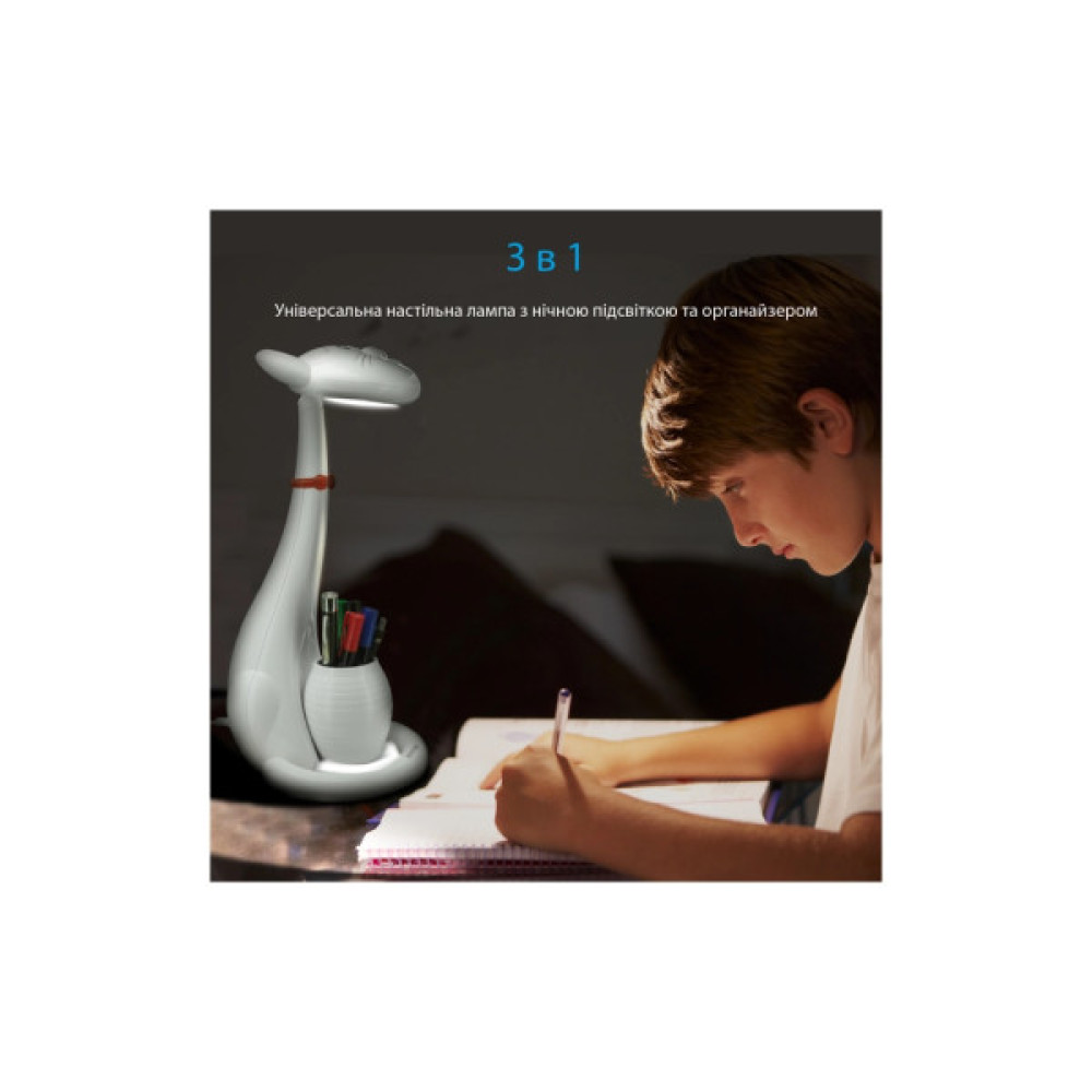 Настільна лампа Promate tom.white