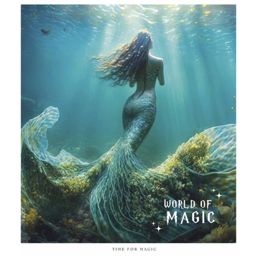 Зошит Школярик World of Magic 96 аркушів клітинка (096-3431K)