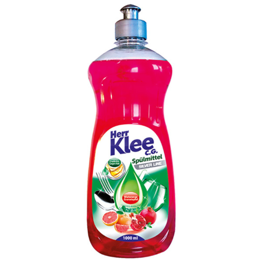 Засіб для ручного миття посуду Klee Blutorange Granatapfel 1 л (4260353550485)