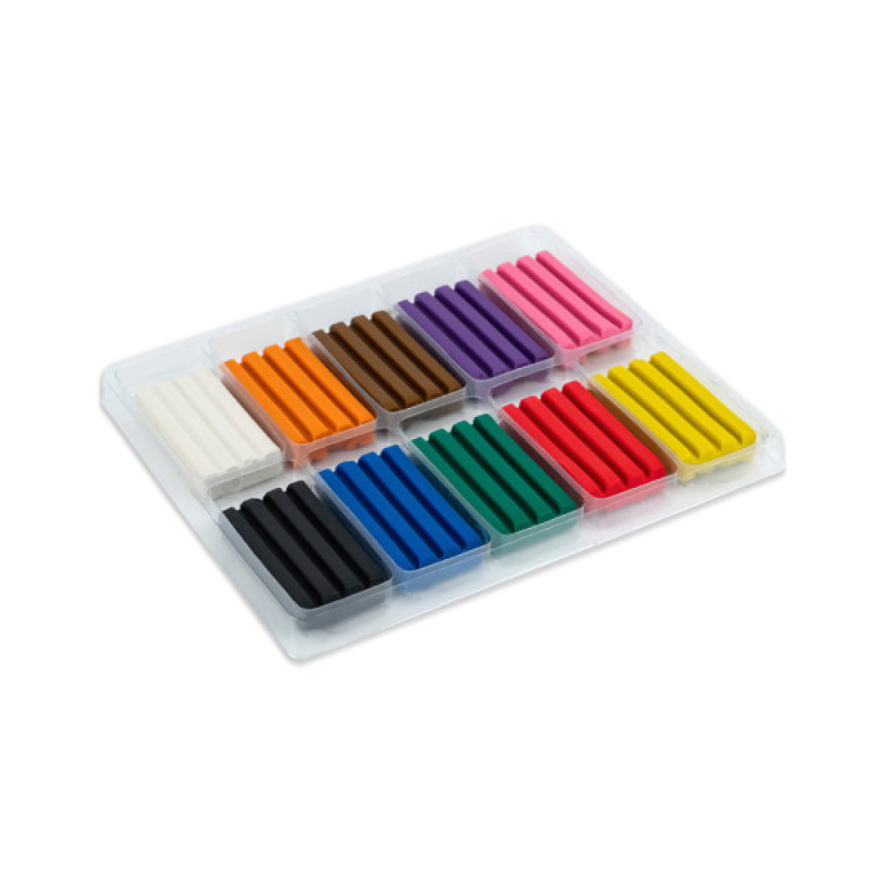 Пластилін Kite Hot Wheels восковий, 10 кольорів, 200 г (HW25-084)