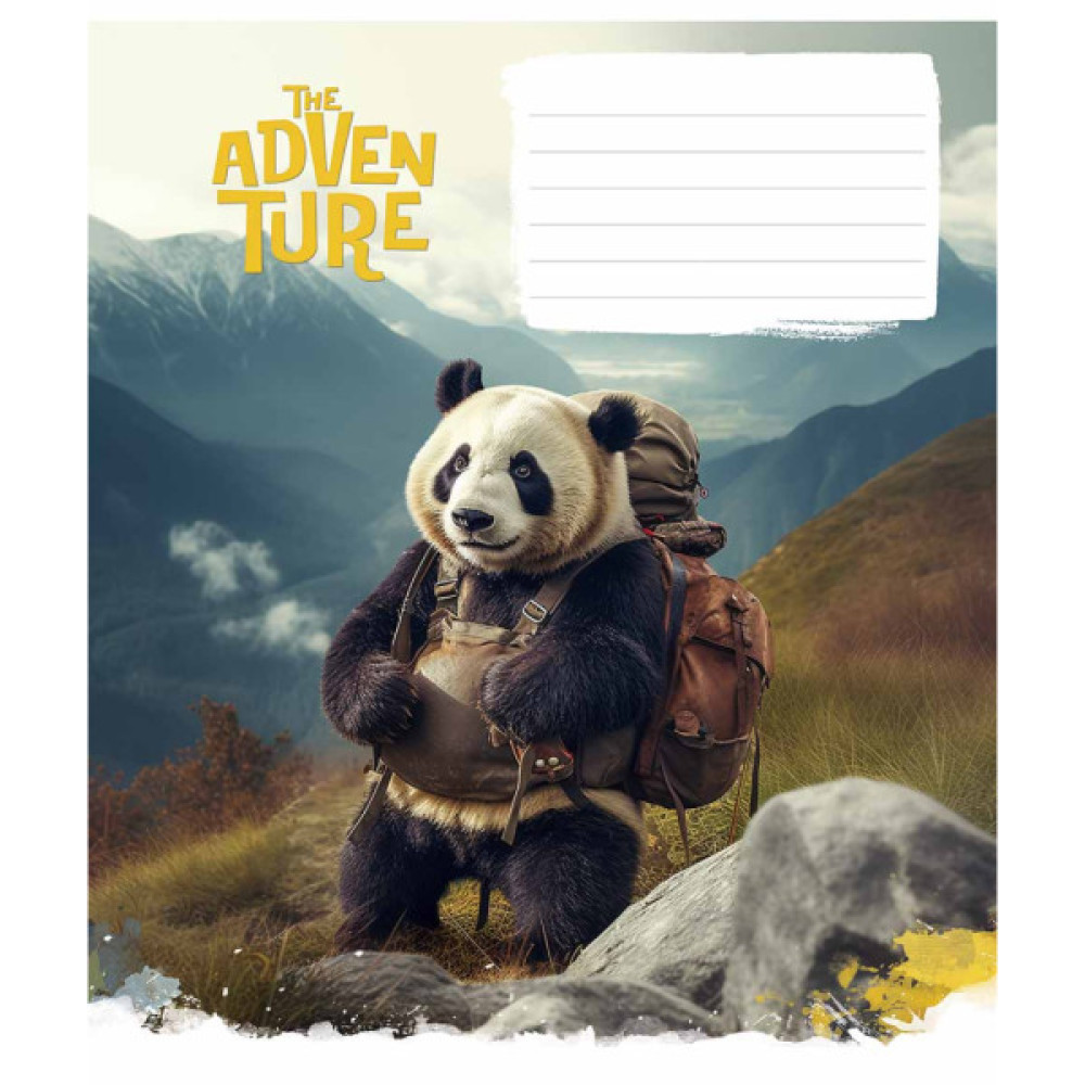Зошит Школярик Best adventure 12 аркушів лінія (012-3285L)
