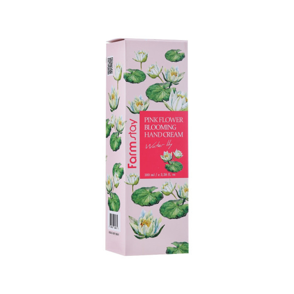 Крем для рук FarmStay Pink Flower Blooming Hand Cream Water Lily 100 мл (8809338560130)