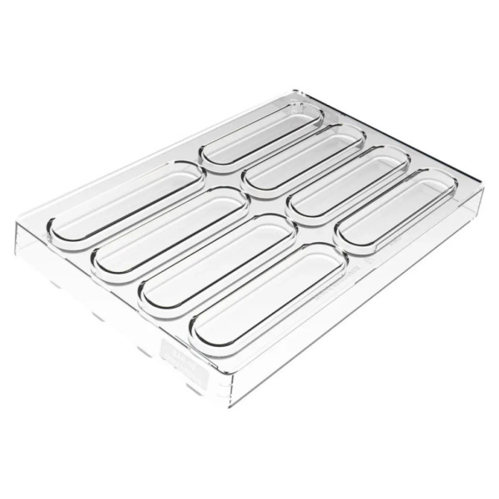 Форма для шоколаду Silikomart Kit Bar Magma 120x25 h10 мм, 116,5x23 h15, 29 мл x 8 (CH028 - KIT BAR MAGMA)