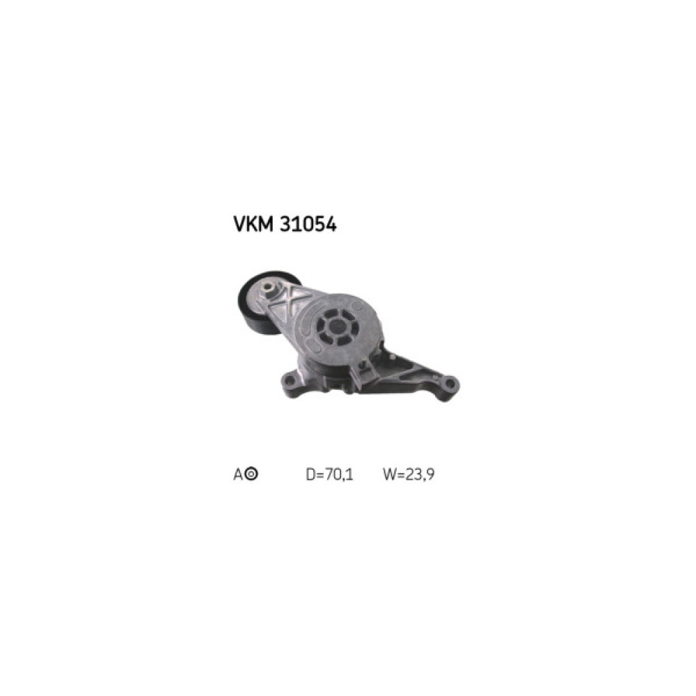 Натягувач ременя з роликом SKF VKM 31054 Натягувач ременя з роликом SKF VKM 31054