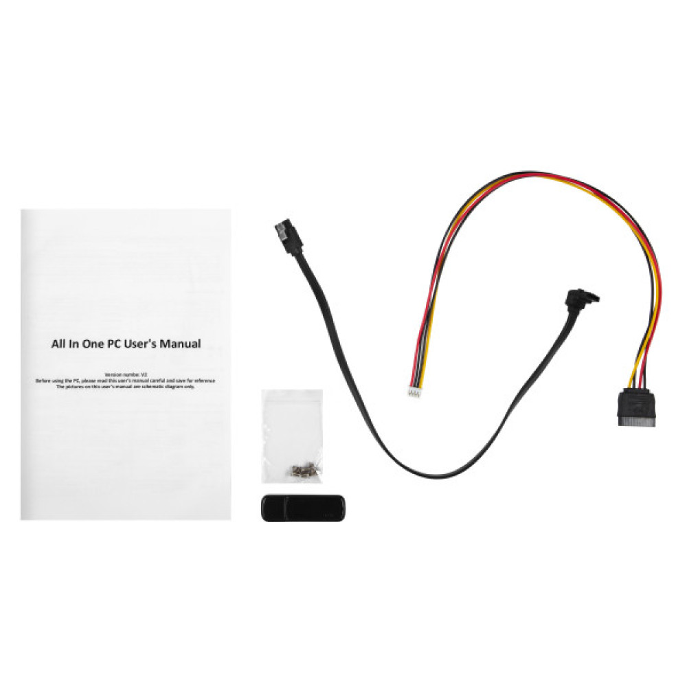 Комп'ютер персональний моноблок 2E Rational K10 27" FHD IPS Intel i5-12400, 16Gb, F512GB, UMA, B660, кл+м, FreeDos, білий