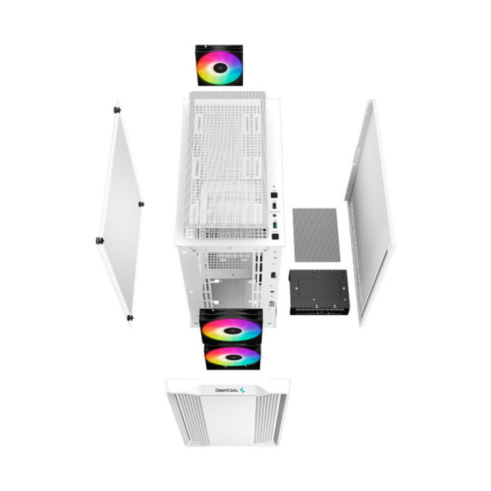 Корпус для ПК Deepcool CC360 WH ARGB (R-CC360-WHAPM3-G-1)