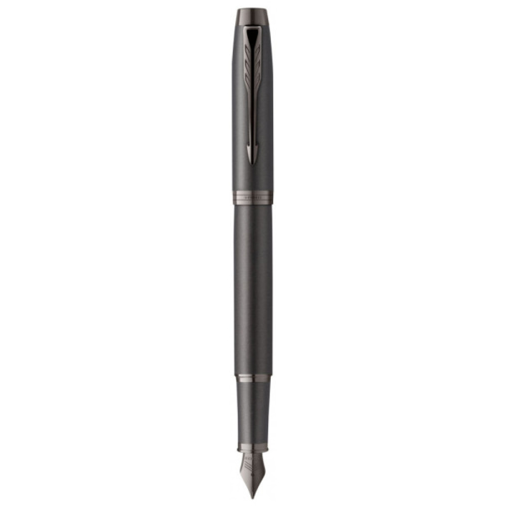 Ручка пір'яна Parker IM 17 Professionals Monochrome Titanium  FP F (28 011)