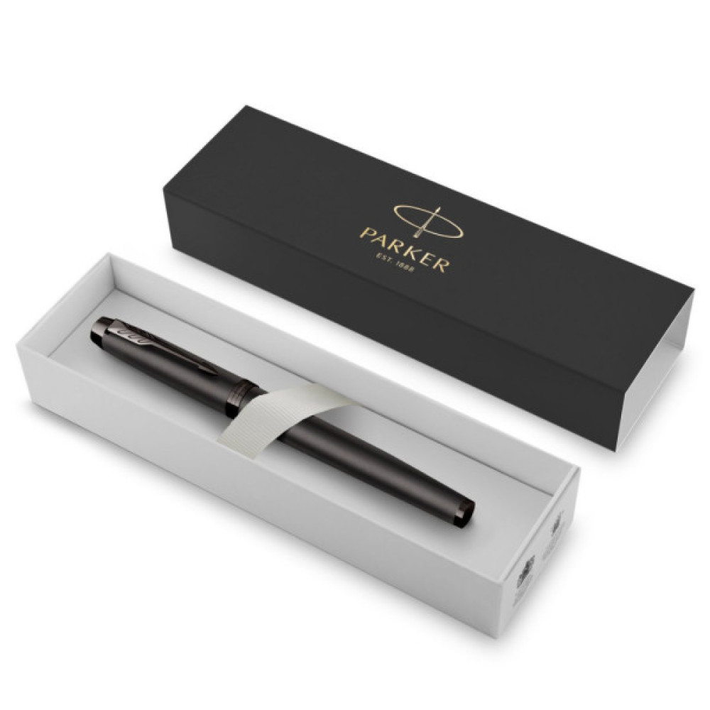 Ручка пір'яна Parker IM 17 Professionals Monochrome Titanium  FP F (28 011)