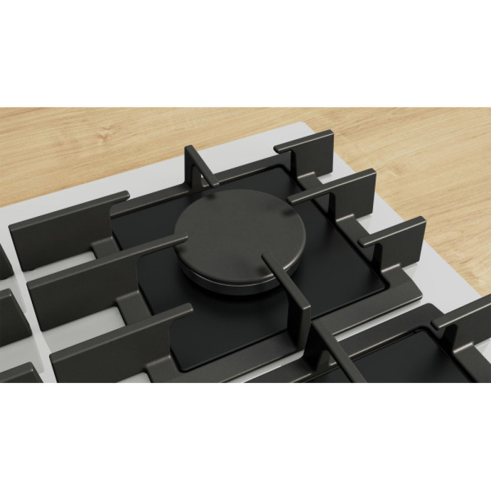 Варильна поверхня Bosch газова, 60см, чавун, білий