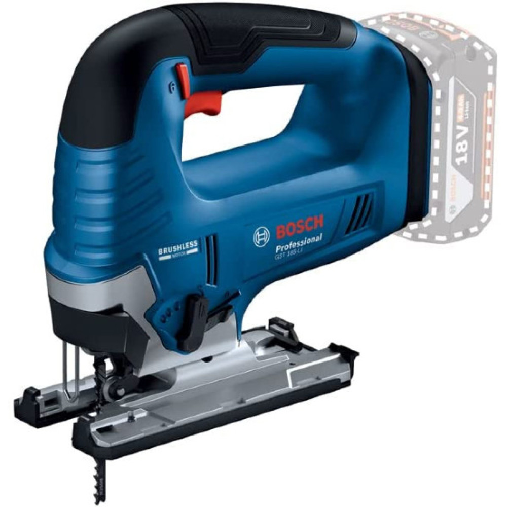 Лобзик акумуляторний Bosch Professional GST 185-LI 18В хід 26мм 0-3500об·хв 2.4кг без АКБ та ЗП