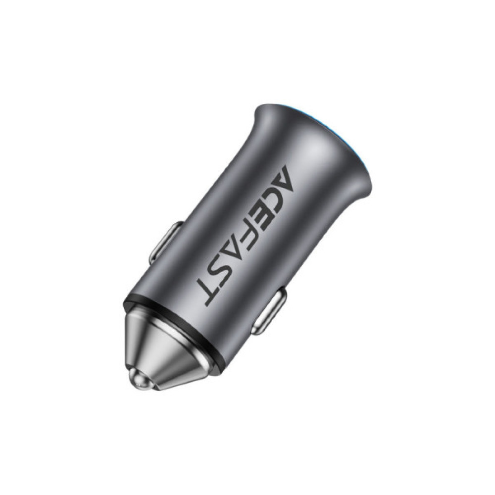 Зарядний пристрій Acefast 1xUSB-C + 1xUSB 95W car adapter B16 black (6974316284970)