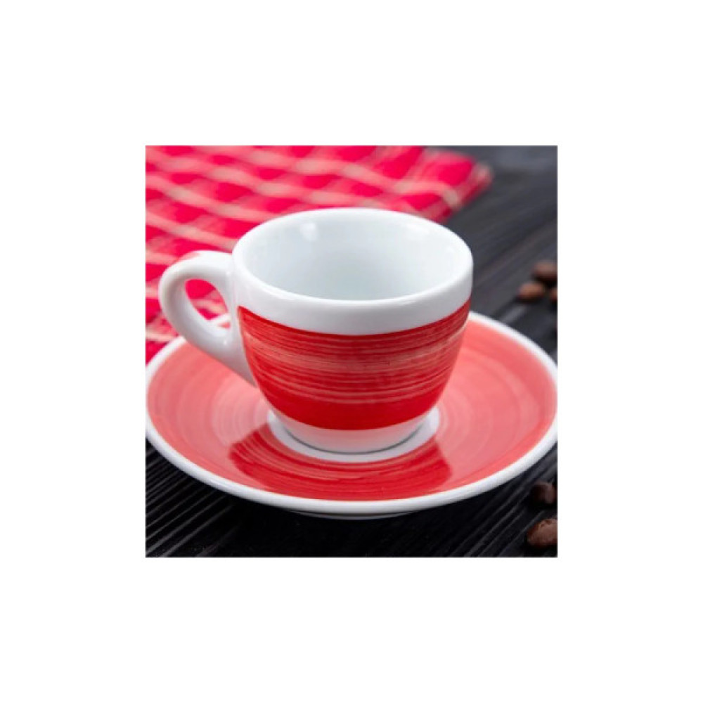 Чашка Ancap cappuccino 180 мл, серія Verona Millecolori Red (35118)