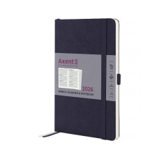 Тижневик Axent датований 2026 Partner Soft Skin 125х195, синій (8509-26-02-A)
