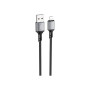 Дата кабель USB 2.0 AM to Lightning 1.0m Famous silicone BX83 black BOROFONE (6974443386356) Дата кабель USB 2.0 AM to Lightning 1.0m Famous silicone BX83 black BOROFONE (6974443386356)