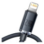 Дата кабель USB 2.0 AM to Lightning 2.0m 2.4A black Baseus (CAJY000101)