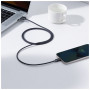 Дата кабель USB 2.0 AM to Lightning 2.0m 2.4A black Baseus (CAJY000101)