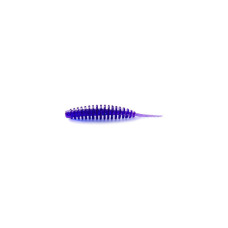 Силікон рибальський FishUP Tanta 2.5" 060 - Dark Violet/Павлина&Silver (8шт/уп) (1864.03.58)