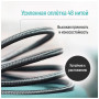 Дата кабель USB 2.0 AM to Lightning 1.0m 3A zinc alloy braided black ColorWay (CW-CBUL098-BK)