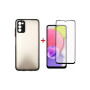 Чохол до мобільного телефона Dengos Kit for Samsung Galaxy A03s case + glass (Black) (DG-KM-24) Чохол до мобільного телефона Dengos Kit for Samsung Galaxy A03s case + glass (Black) (DG-KM-24)