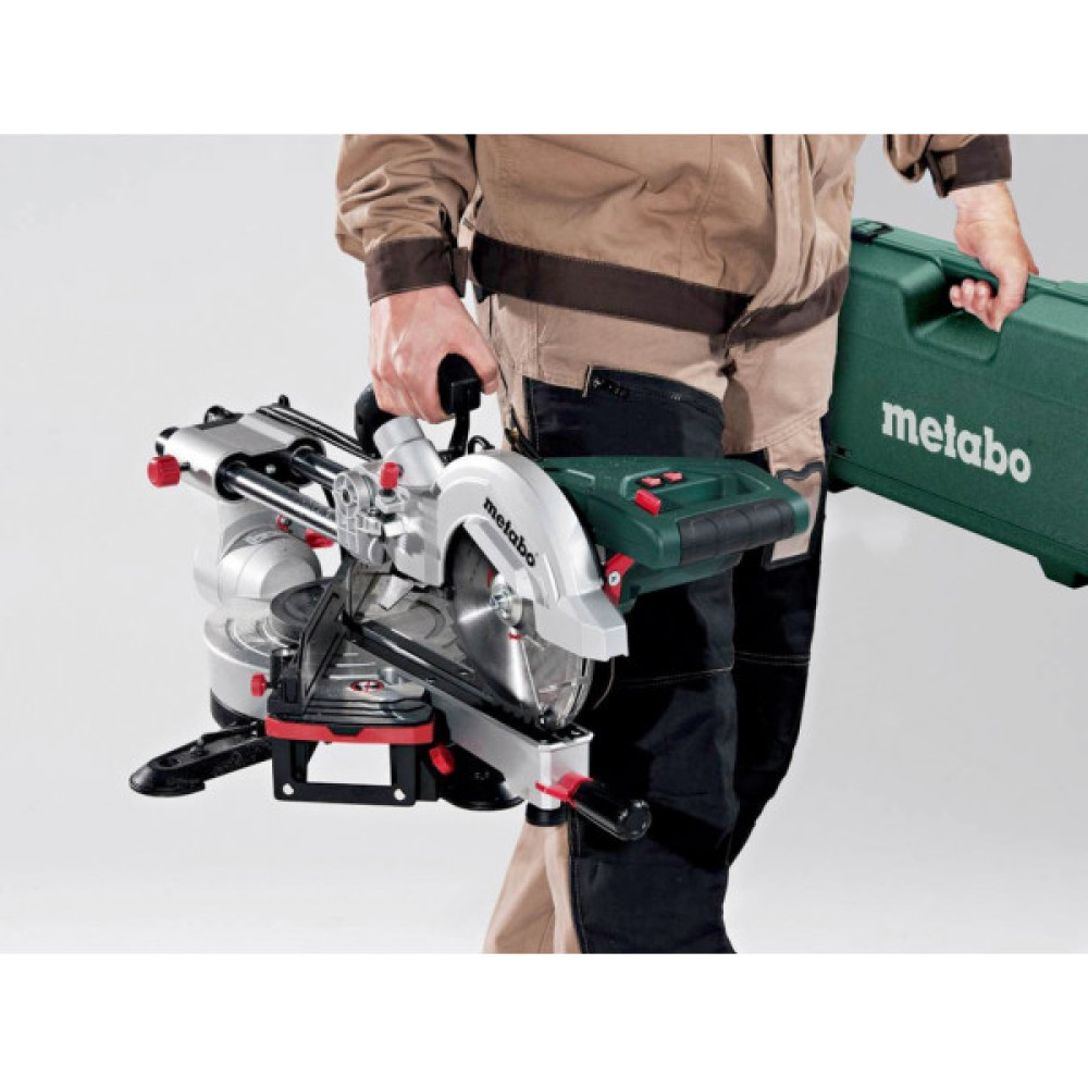 Пила торцювальна Metabo KGSV 216M з протяжкою 1700Вт диск 216мм 13.5кг