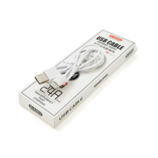 Дата кабель USB 2.0 AM to Lightning 1.0m 2.4А White iKAKU (KSC-060-L)