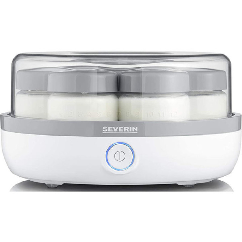 Йогуртниця  Severin 13Вт, пластик, біло-сірий