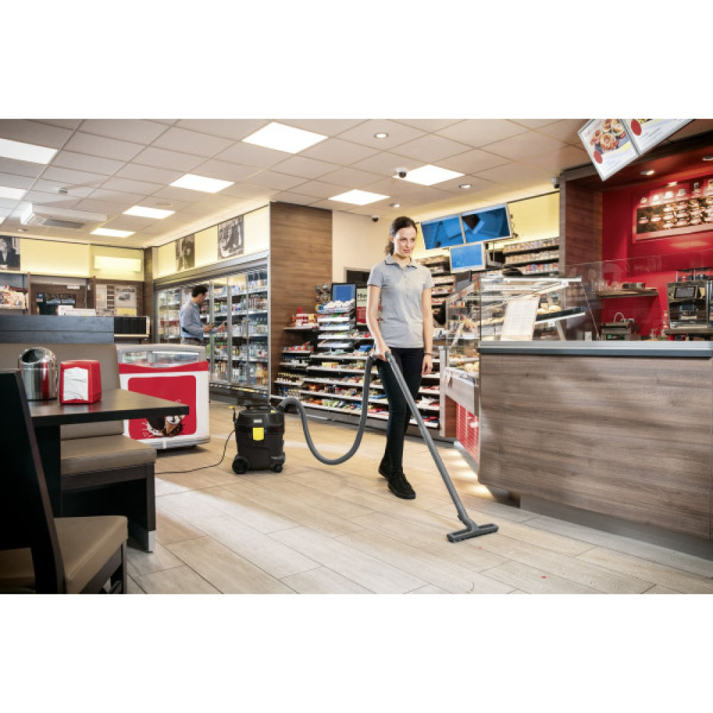 Пилосос професійний Karcher Go!Further NT 22/1 Ap L Re!Plast 1300Вт 249мБар контейнер 22л вологе/сухе прибирання  5.7кг