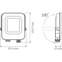 Прожектор Videx VL-F3e-105W-12V