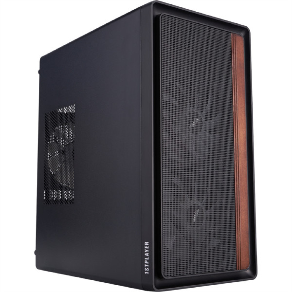 Корпус для ПК 1stPlayer WD1-BK-3F1
