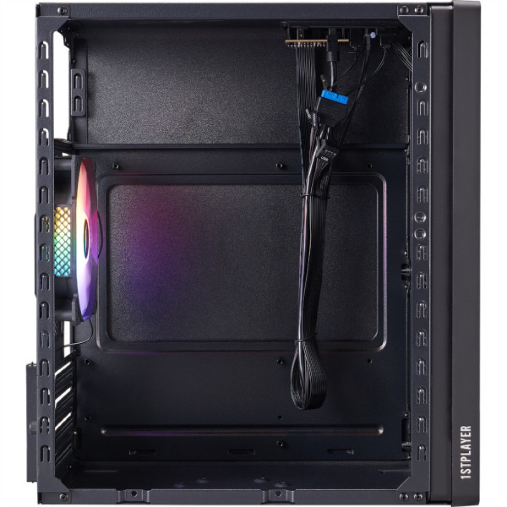 Корпус для ПК 1stPlayer WD1-BK-3F1
