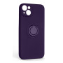 Чохол до мобільного телефона Armorstandart Icon Ring Apple iPhone 14 Plus Dark Purple (ARM68701) Чохол до мобільного телефона Armorstandart Icon Ring Apple iPhone 14 Plus Dark Purple (ARM68701)