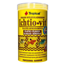 Корм для риб Tropical Ichtio-vit у пластівцях 500 мл (5900469770054) Корм для риб Tropical Ichtio-vit у пластівцях 500 мл (5900469770054)