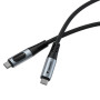 Дата кабель USB-C to USB-C 1.2m with display 100W black Verbatim (31848) Дата кабель USB-C to USB-C 1.2m with display 100W black Verbatim (31848)