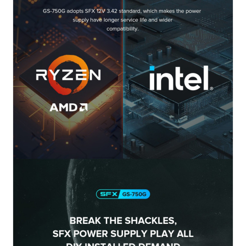 GAMEMAX GS-750G Black