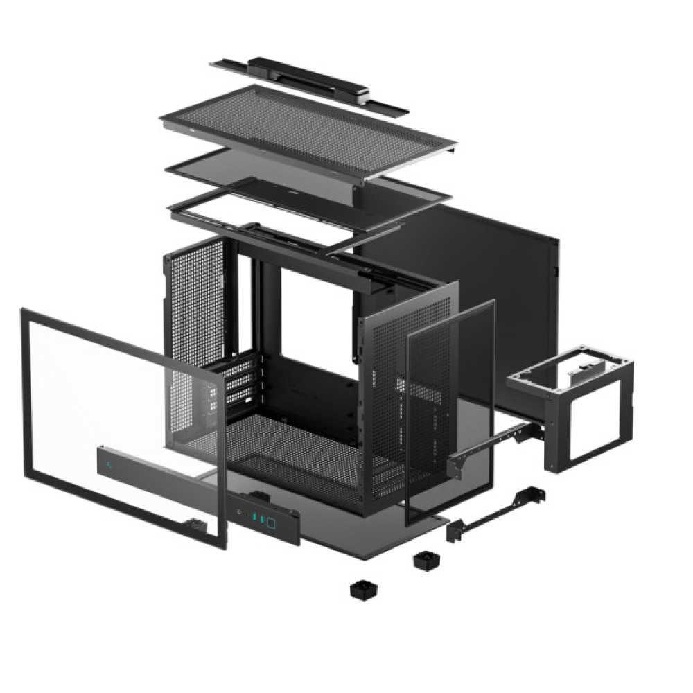 Корпус для ПК Deepcool CH160 Plus Black (R-CH160-BKNGM0-G)