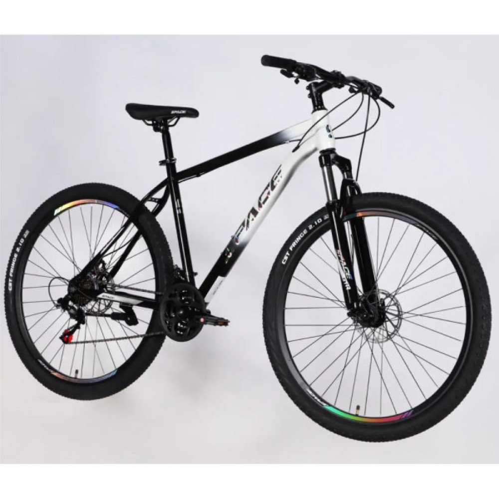 Велосипед Space 29" MARS DD FR рама-20" ST 2026 чорний з білим (OPS-SP-29-166)