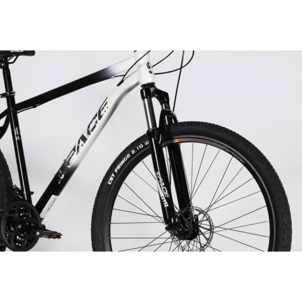 Велосипед Space 29" MARS DD FR рама-20" ST 2026 чорний з білим (OPS-SP-29-166)