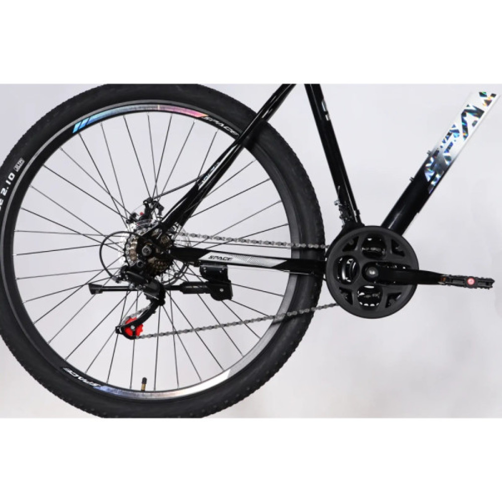 Велосипед Space 29" MARS DD FR рама-20" ST 2026 чорний з білим (OPS-SP-29-166)