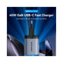 Зарядний пристрій Vention 2xUSB-C PD45W GaN transparent gray (FCFH0-EU)