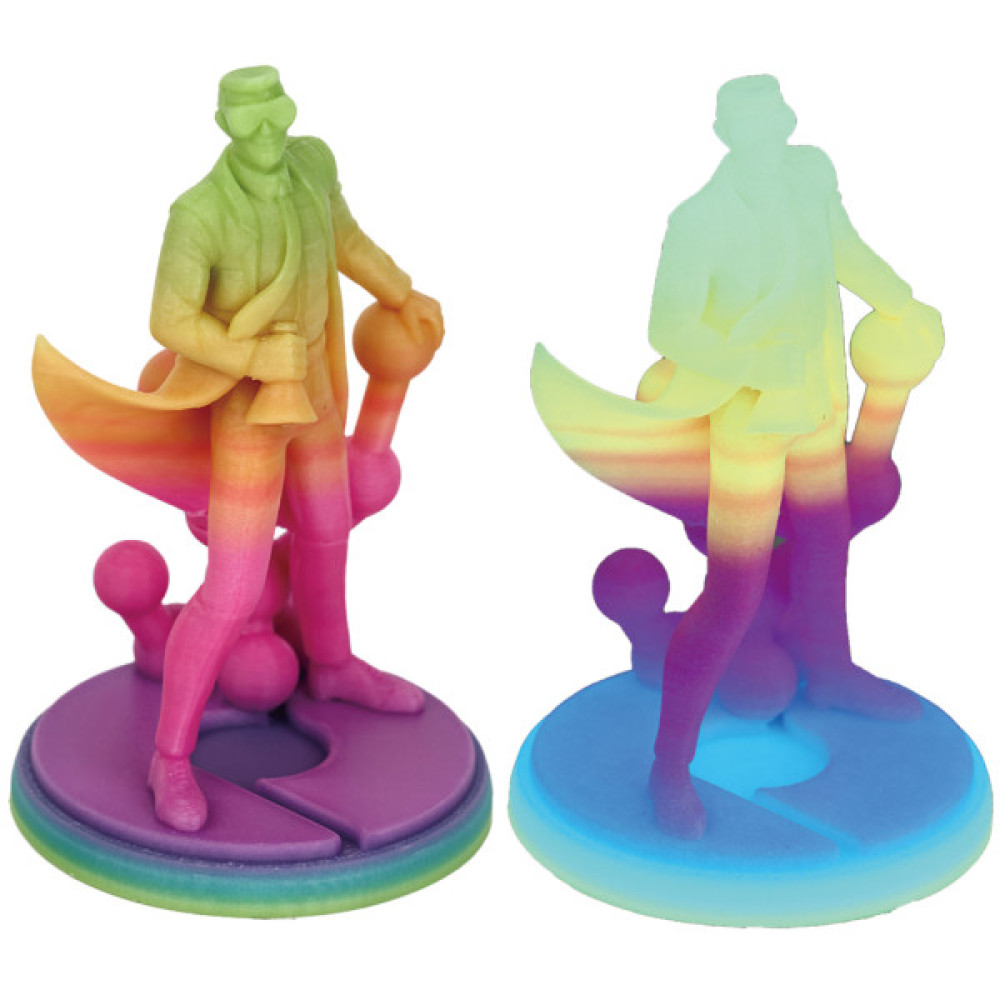 Пластик для 3D-принтера Polymaker PLA PANCHROMA GRADIENT 1,75mm 1kg LUMINOUS RAINBOW (CA09003)