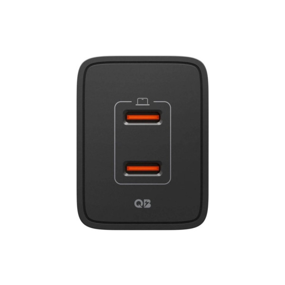 Зарядний пристрій Spigen 2xUSB-C PD 47W black (ACH09457)