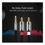 Кабель мультимедійний 3.5mm M to 2xRCA M 3.0m AV116 black Ugreen (10590)