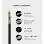 Кабель мультимедійний 3.5mm M to 2xRCA M 3.0m AV116 black Ugreen (10590)