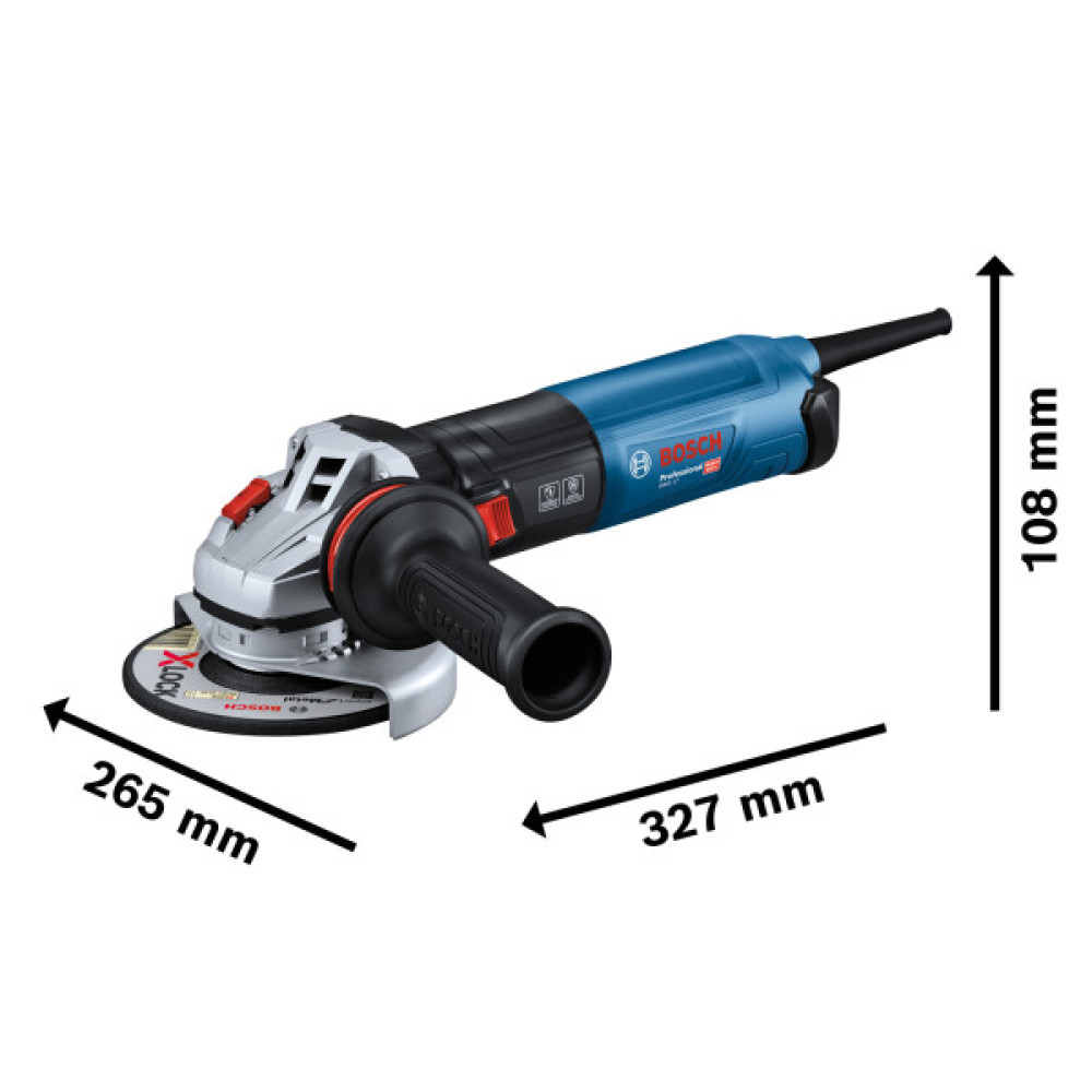 Шліфмашина кутова Bosch Professional GWS 17-125 S 125мм 1700Вт 2800-11500об·хв 2.2кг
