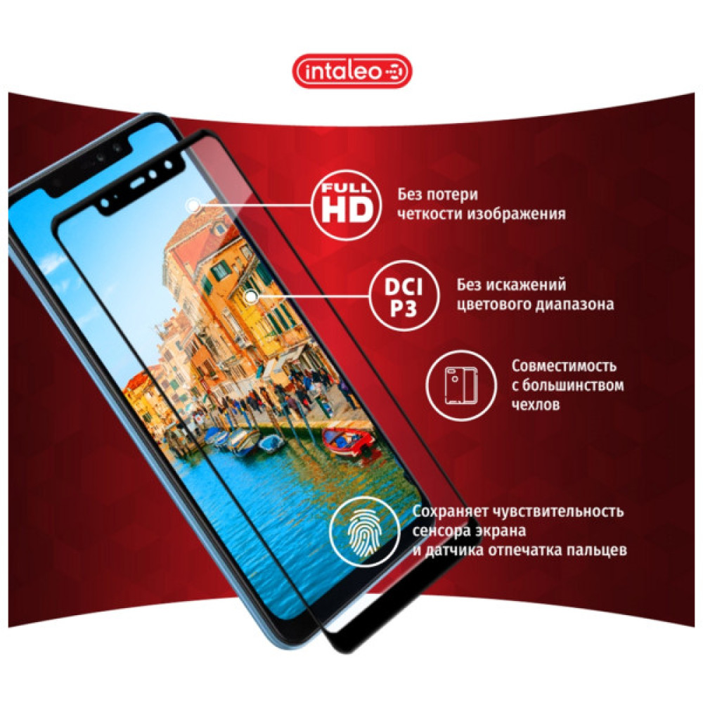 Скло захисне Intaleo Full Glue Samsung M01 core (1283126505034)